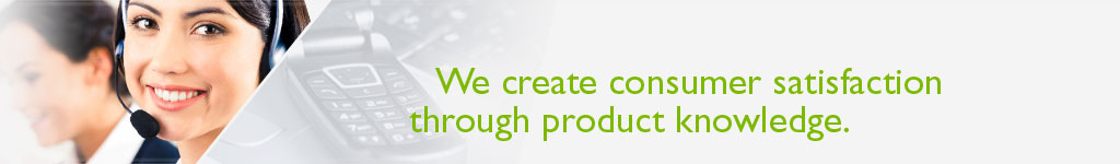 We create consumer statisfaction through product knowledge.